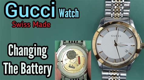 digital gucci watch battery replacement|Gucci watch battery chart.